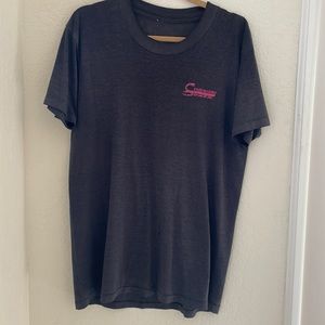 Super vintage soft worn black shirt // size Large // Stationers - Utah